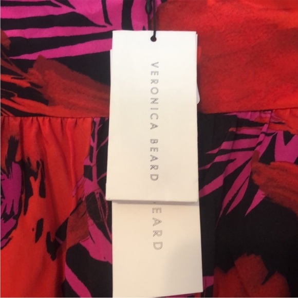 NWT Veronica Beard Floral Pervero Blouse Size 0 - Picture 6 of 14